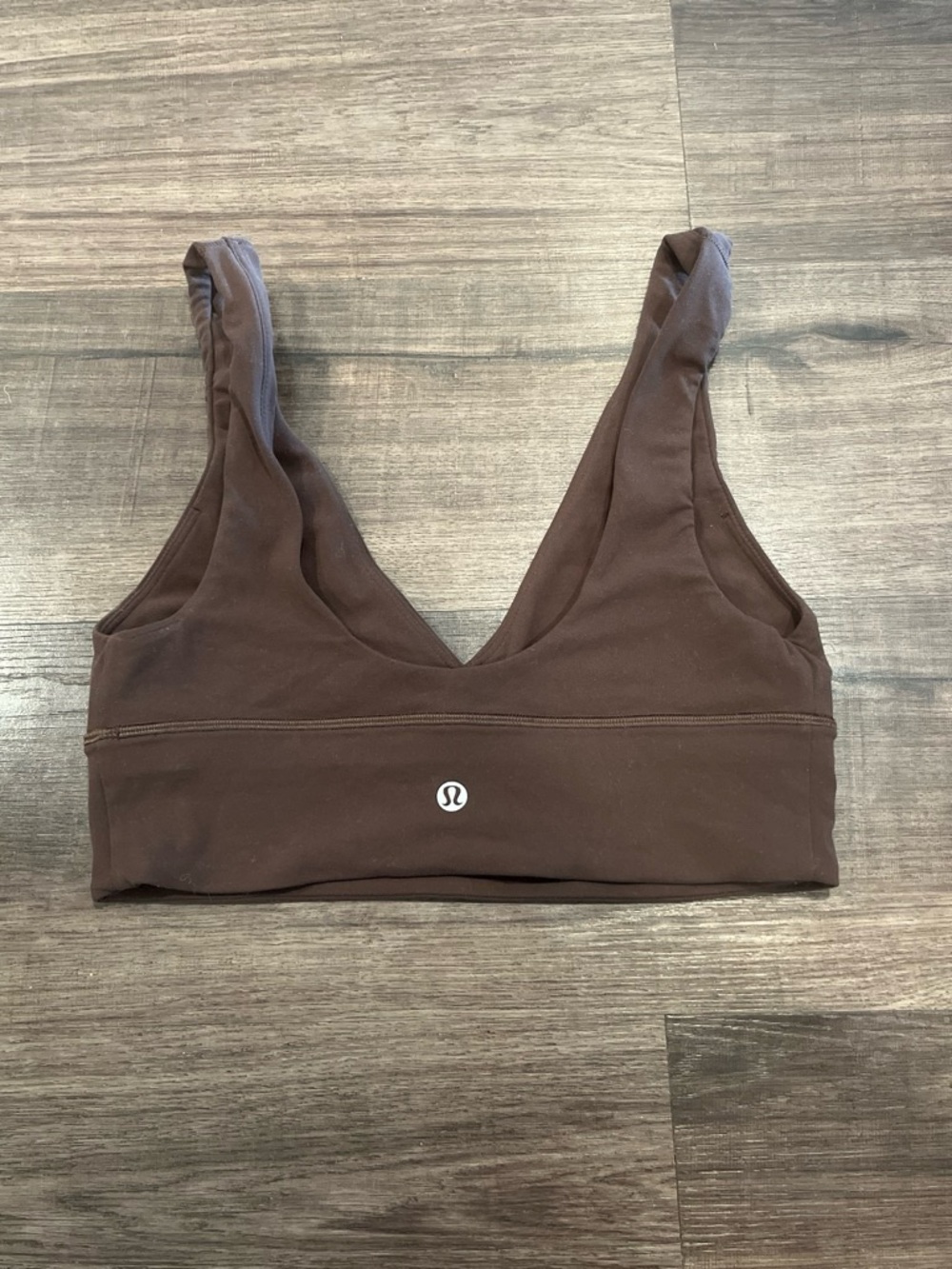 lululemon athletica Brown V-Neck Everyday Sports Bra